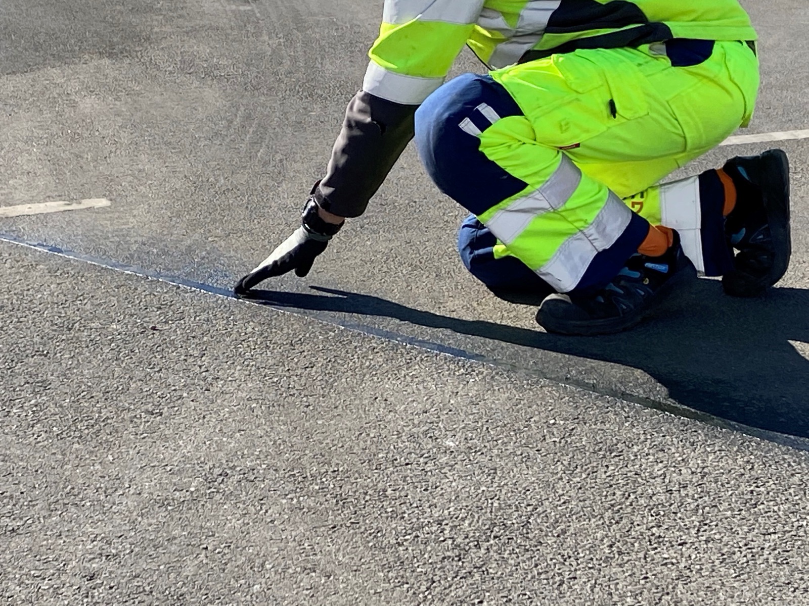 BandFill linjer ferdig forseglet